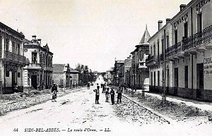 SIDI-BEL-ABBES - ROUTE D'ORAN